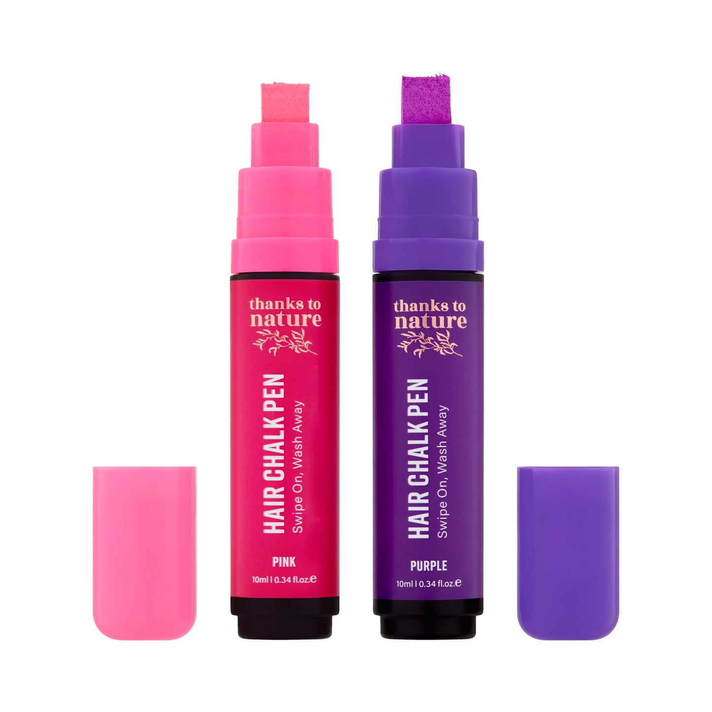 Hair Chalk Pen Duo - Pink and Purple