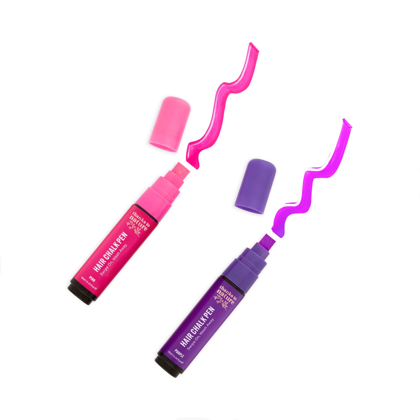 Hair Chalk Pen Duo - Pink and Purple