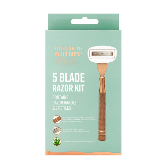5 Blade Razor Kit