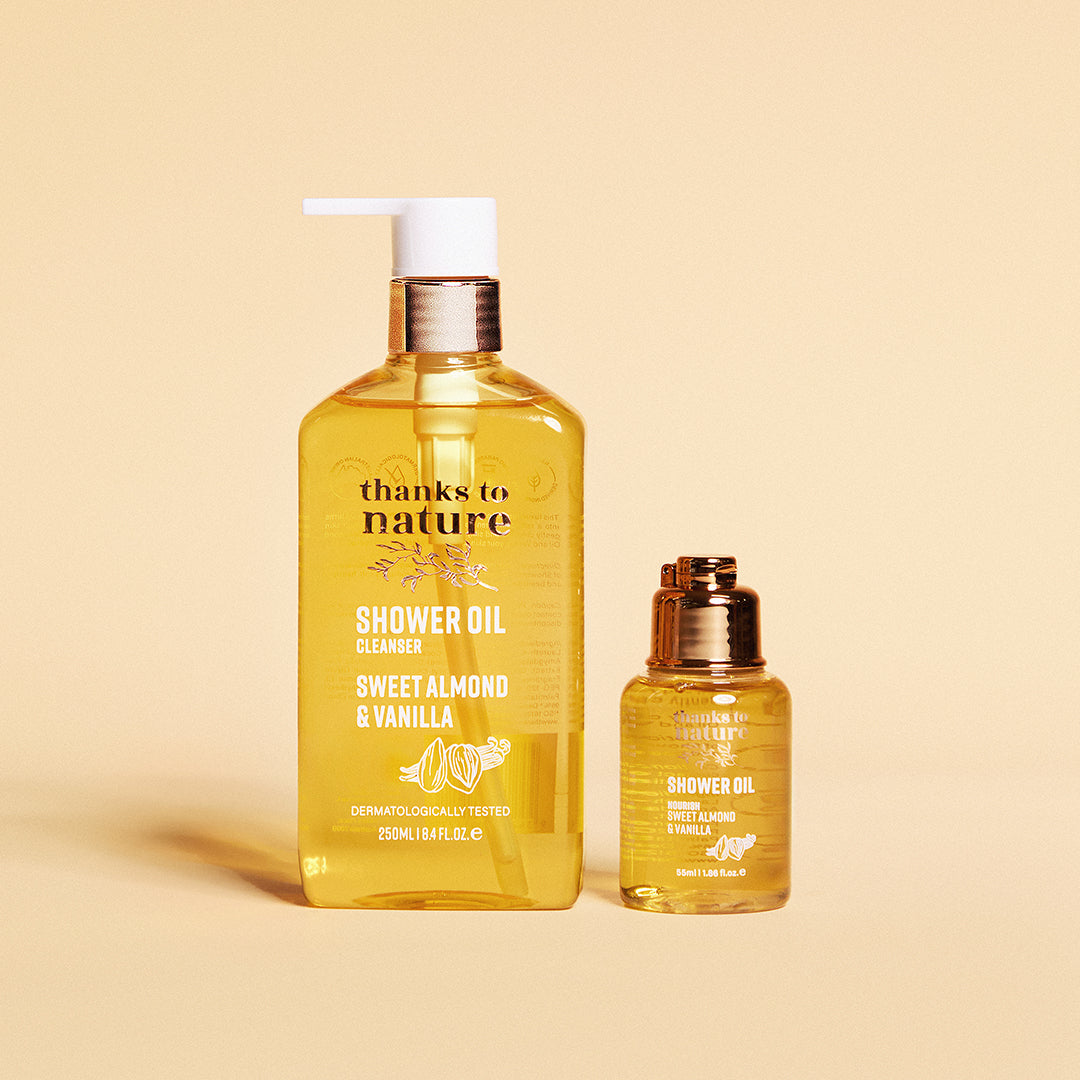 Shower Oil - Nourish Sweet Almond and Vanilla