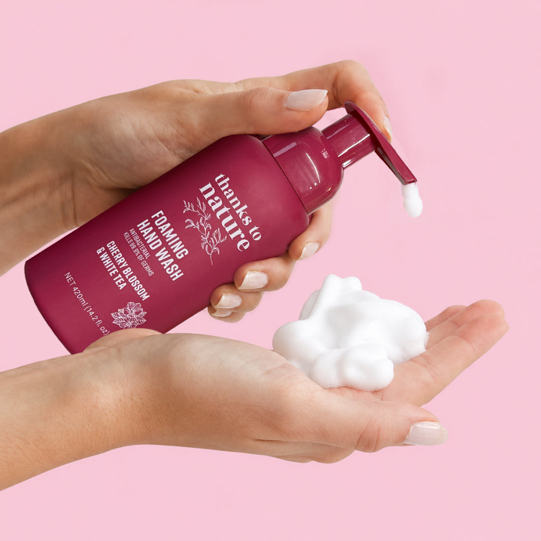 Foaming Antibacterial Hand Wash - Cherry Blossom and White Tea