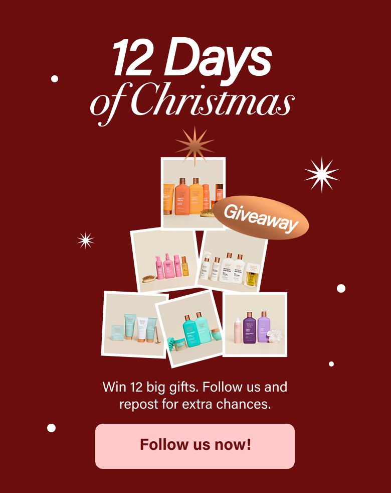12 Days of Christmas. Win big gifts. Follow us and repost for extra chances