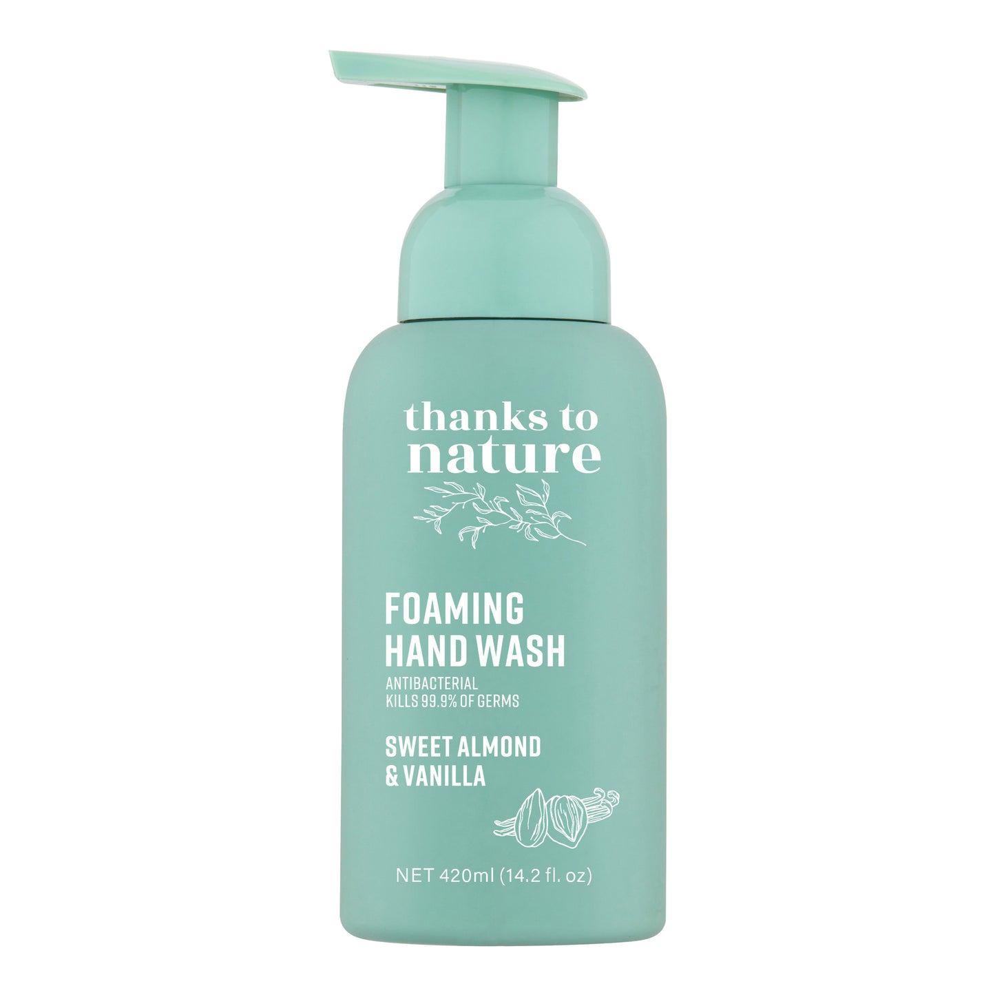 Foaming Antibacterial Hand Wash - Sweet Almond and Vanilla