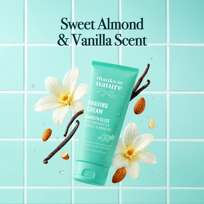 Shaving Cream - Sweet Almond & Vanilla 150ml
