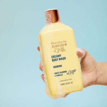Creamy Body Wash - Sweet Almond and Vanilla