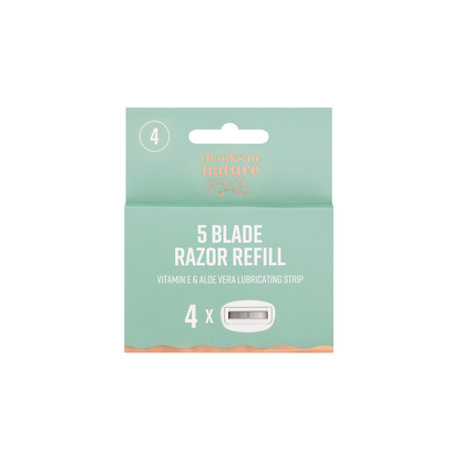 5 Blade Razor Refill 4 Pack