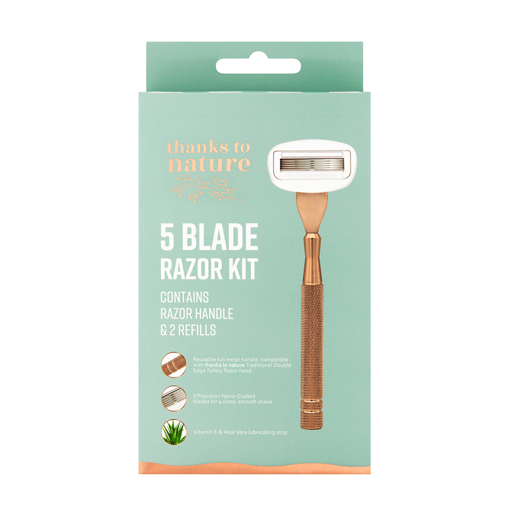 5 Blade Razor Kit | Thanks To Nature