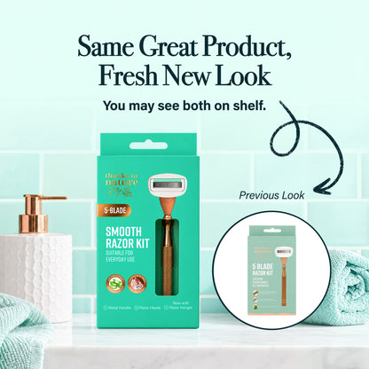 5-Blade Smooth Razor Kit