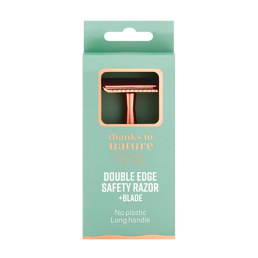 Double Edge Safety Razor & Blade | Thanks To Nature