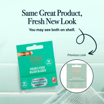 Double Edge Razor Blades Refill - 10 Pack