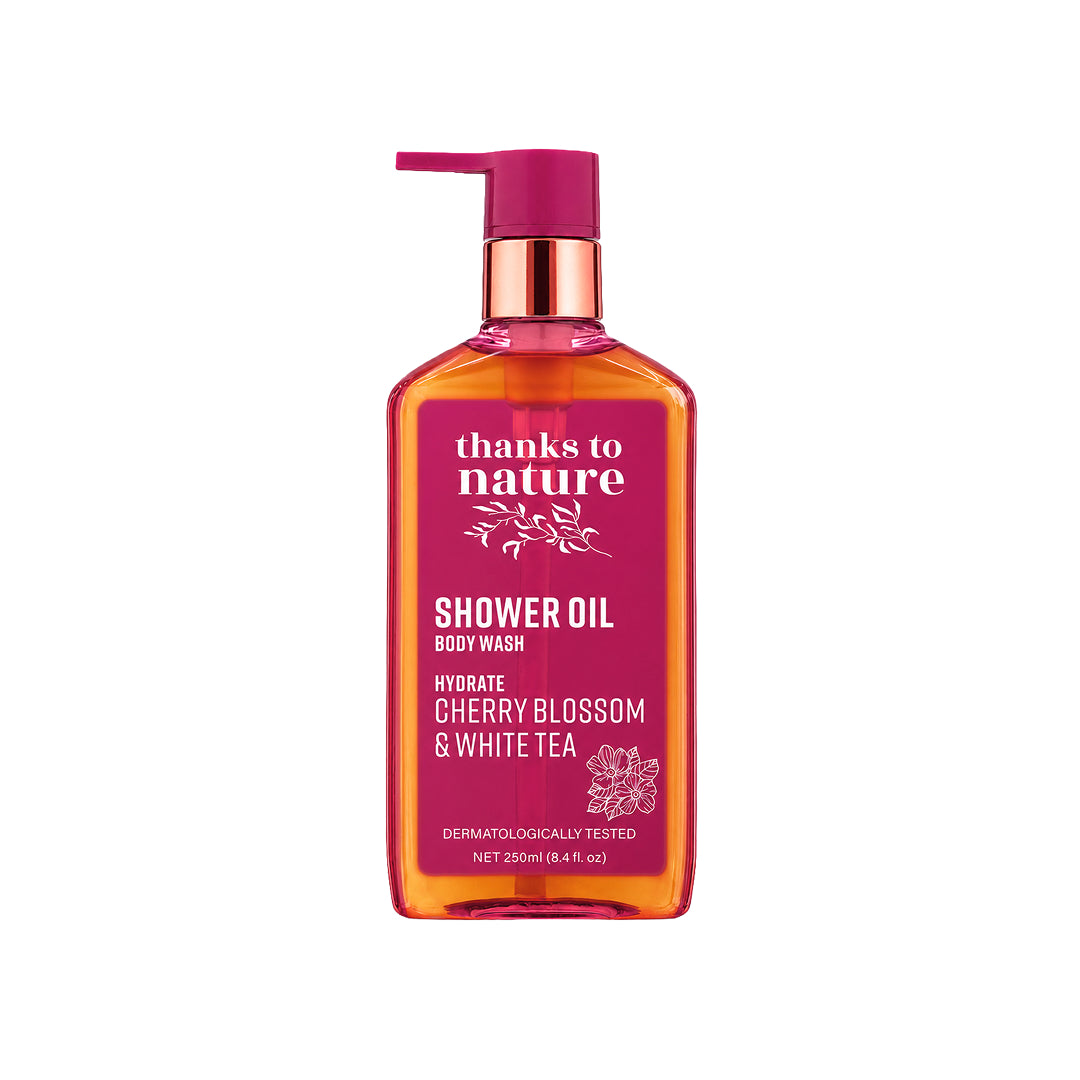 Shower Oil - Cherry Blossom and White Tea