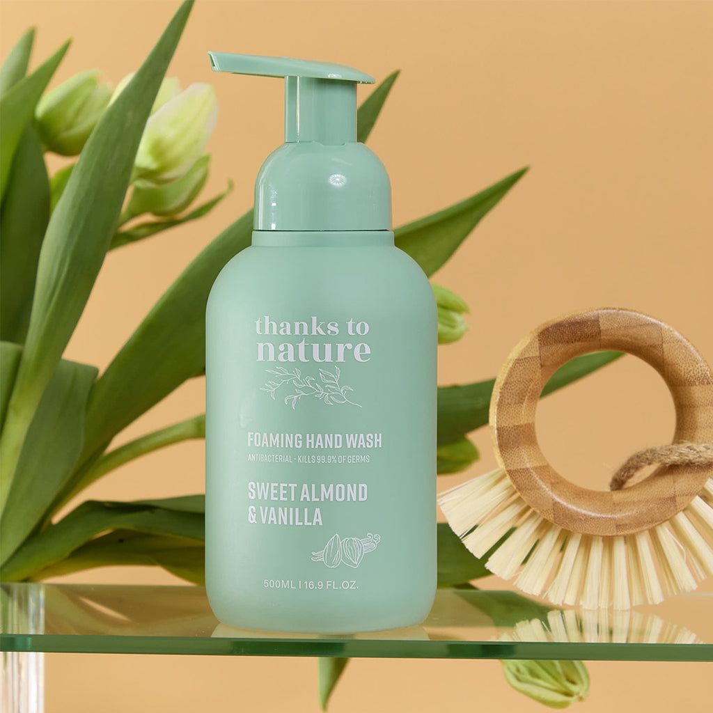 Foaming Antibacterial Hand Wash - Sweet Almond Oil and Vanilla 500mL