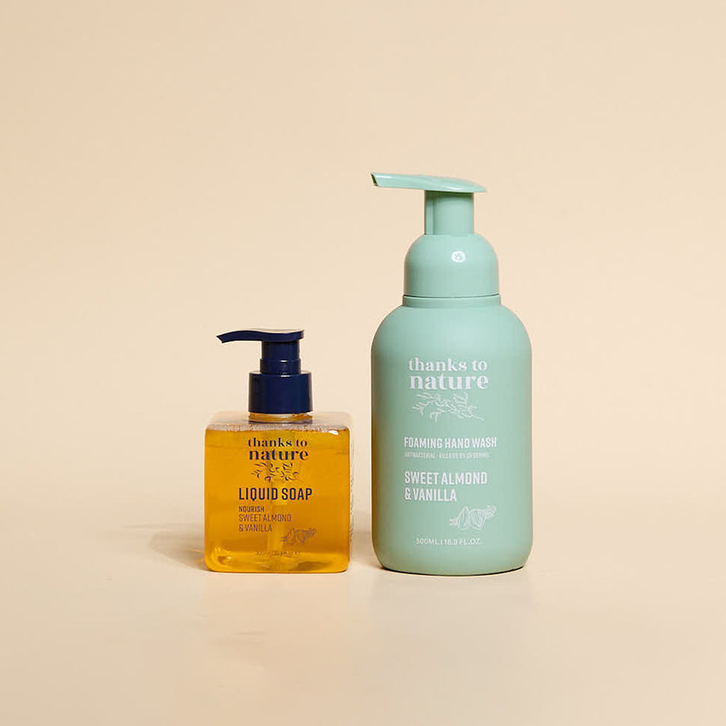 Foaming Antibacterial Hand Wash - Sweet Almond Oil and Vanilla 500mL