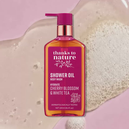 Shower Oil - Cherry Blossom and White Tea